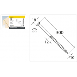 DMX  311030 - CS 10300 Wkręt ciesielski 10x300 - (50/op) 